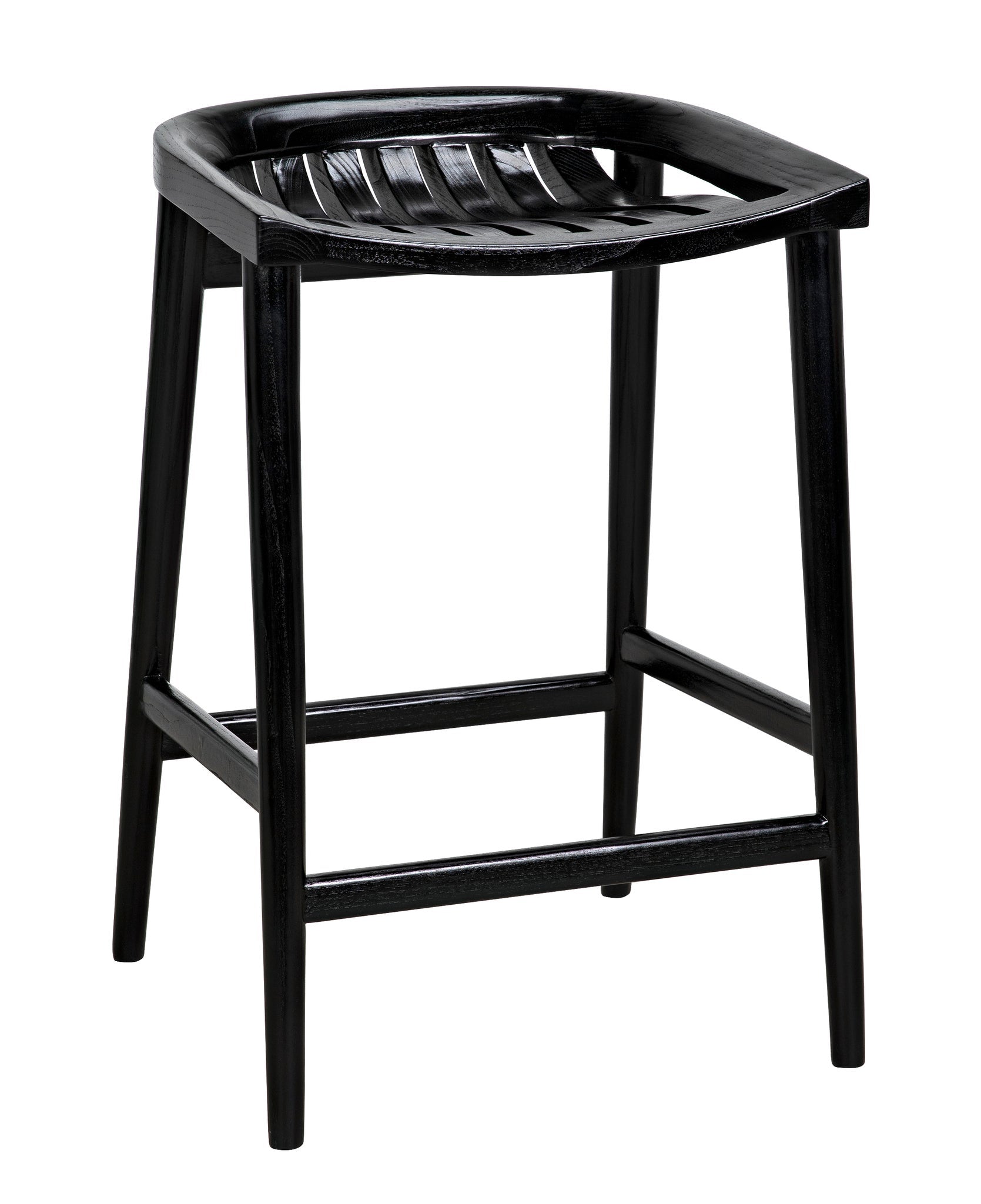 Ronald Counter Stool-Counter Stools-Noir-Sideboards and Things