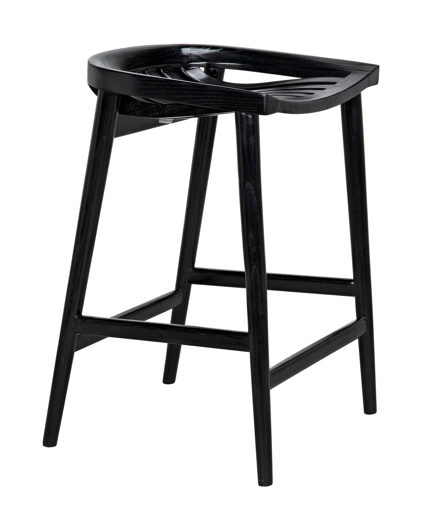 Ronald Counter Stool-Counter Stools-Noir-Sideboards and Things