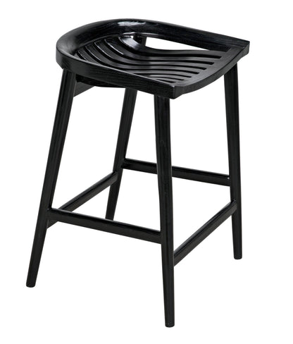 Ronald Counter Stool-Counter Stools-Noir-Sideboards and Things