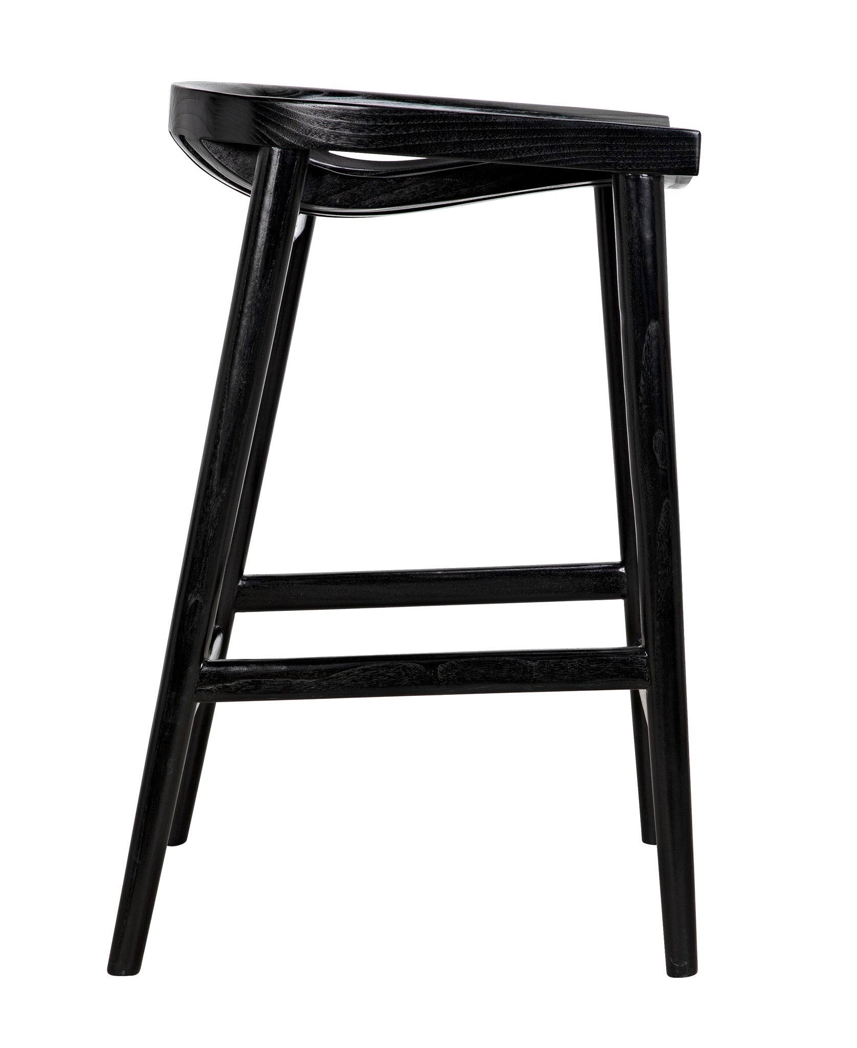 Ronald Counter Stool-Counter Stools-Noir-Sideboards and Things