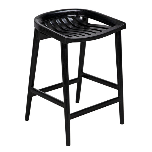 Ronald Counter Stool-Counter Stools-Noir-Sideboards and Things