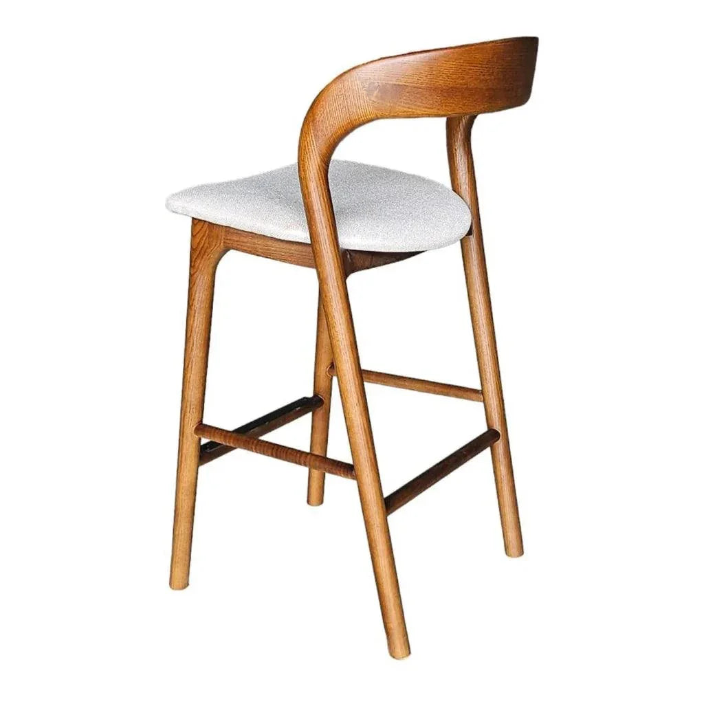 LH Home Rotondo Leather Counter Stool
