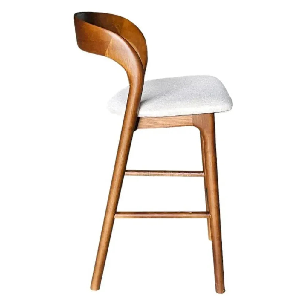 LH Home Rotondo Leather Counter Stool
