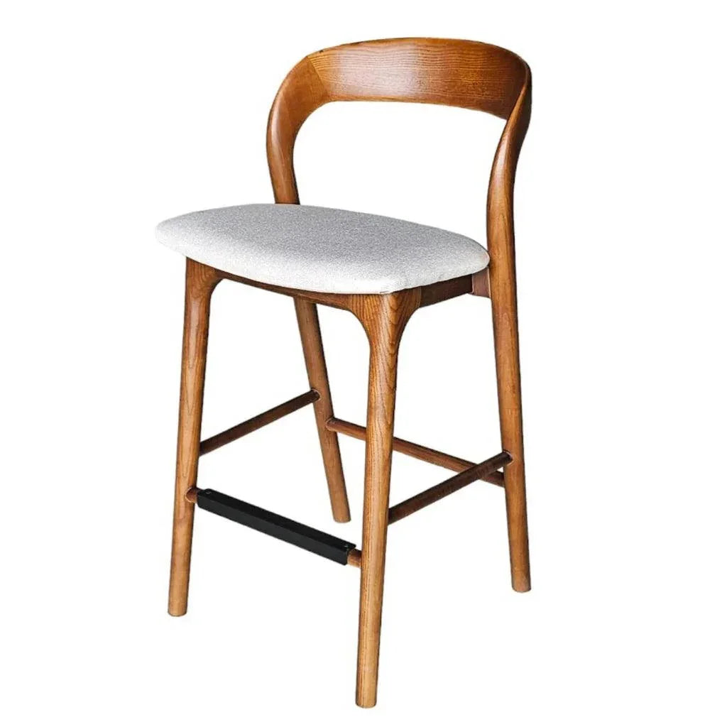 LH Home Rotondo Leather Counter Stool