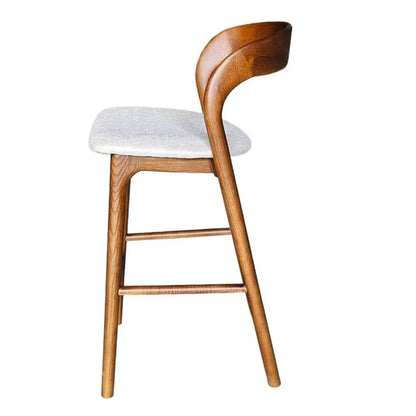 LH Home Rotondo Leather Counter Stool