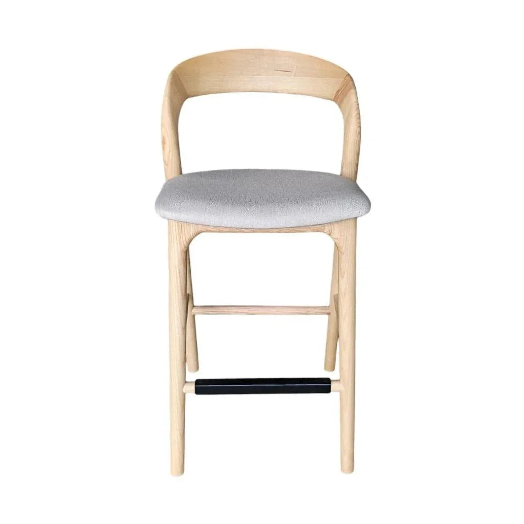 LH Home Rotondo Leather Counter Stool