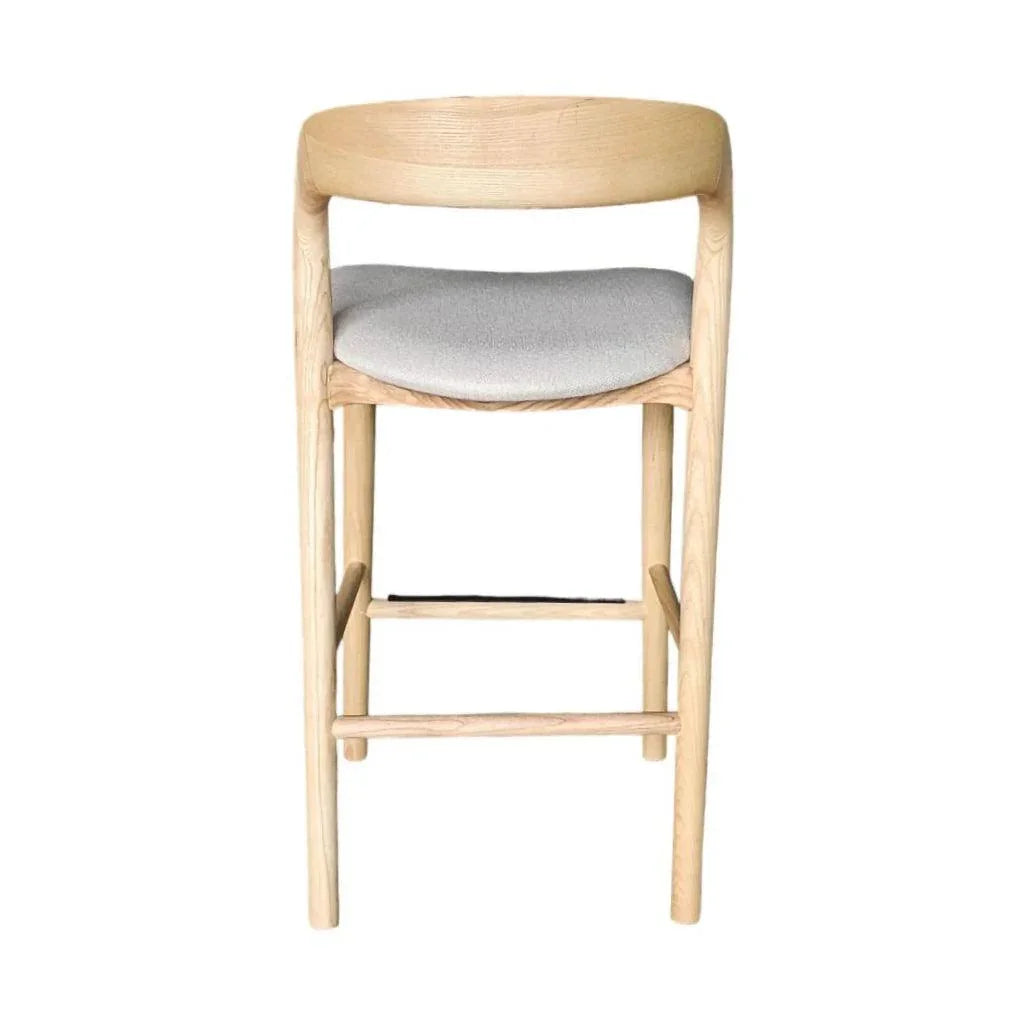 LH Home Rotondo Leather Counter Stool
