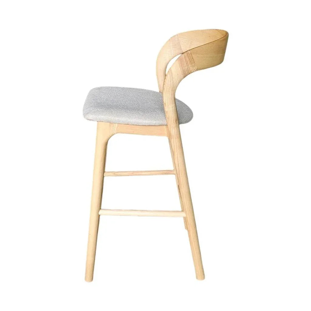 LH Home Rotondo Leather Counter Stool