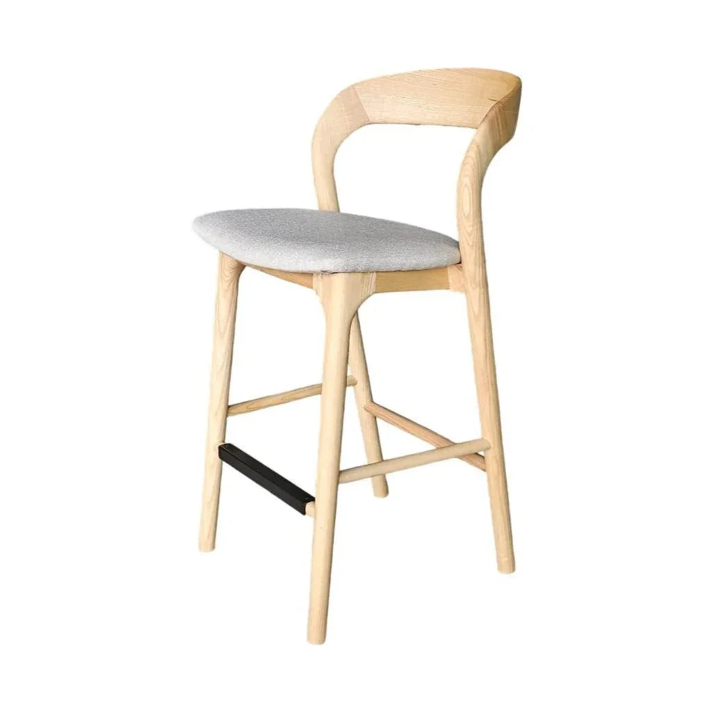 LH Home Rotondo Leather Counter Stool