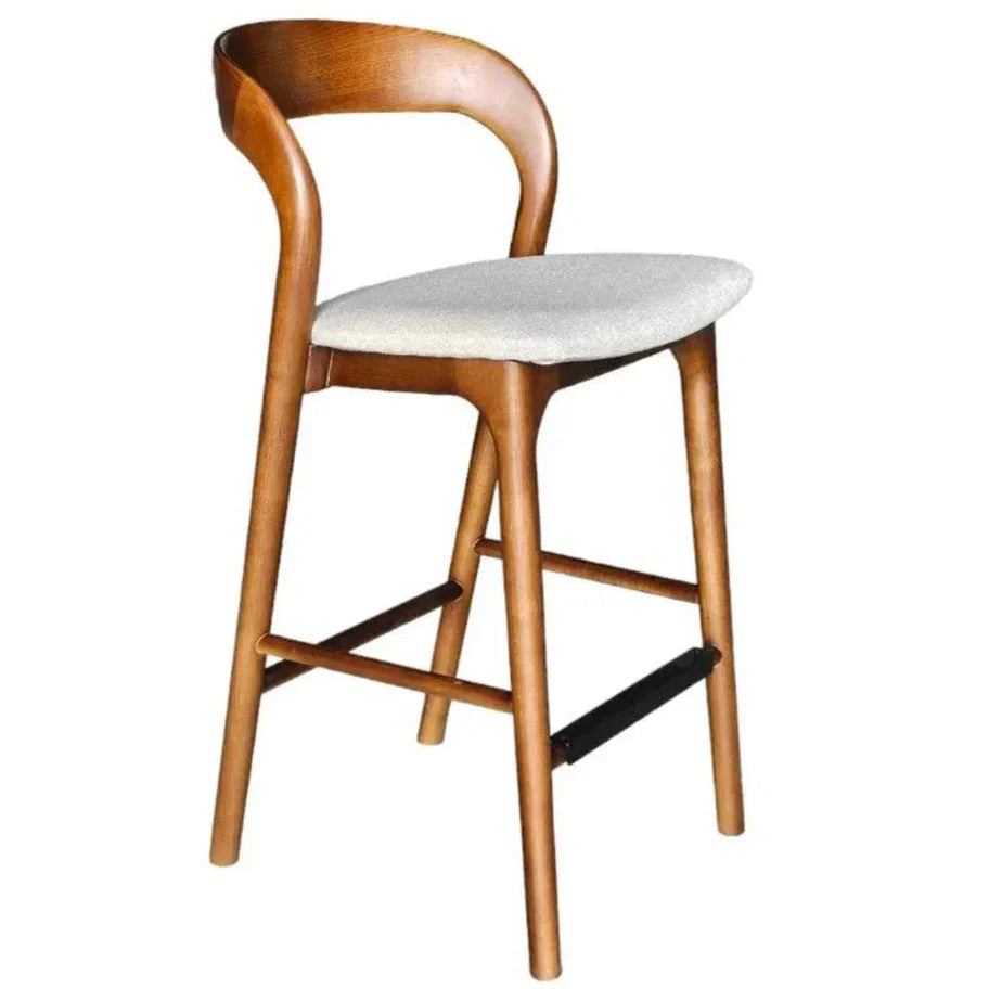 LH Home Rotondo Leather Counter Stool