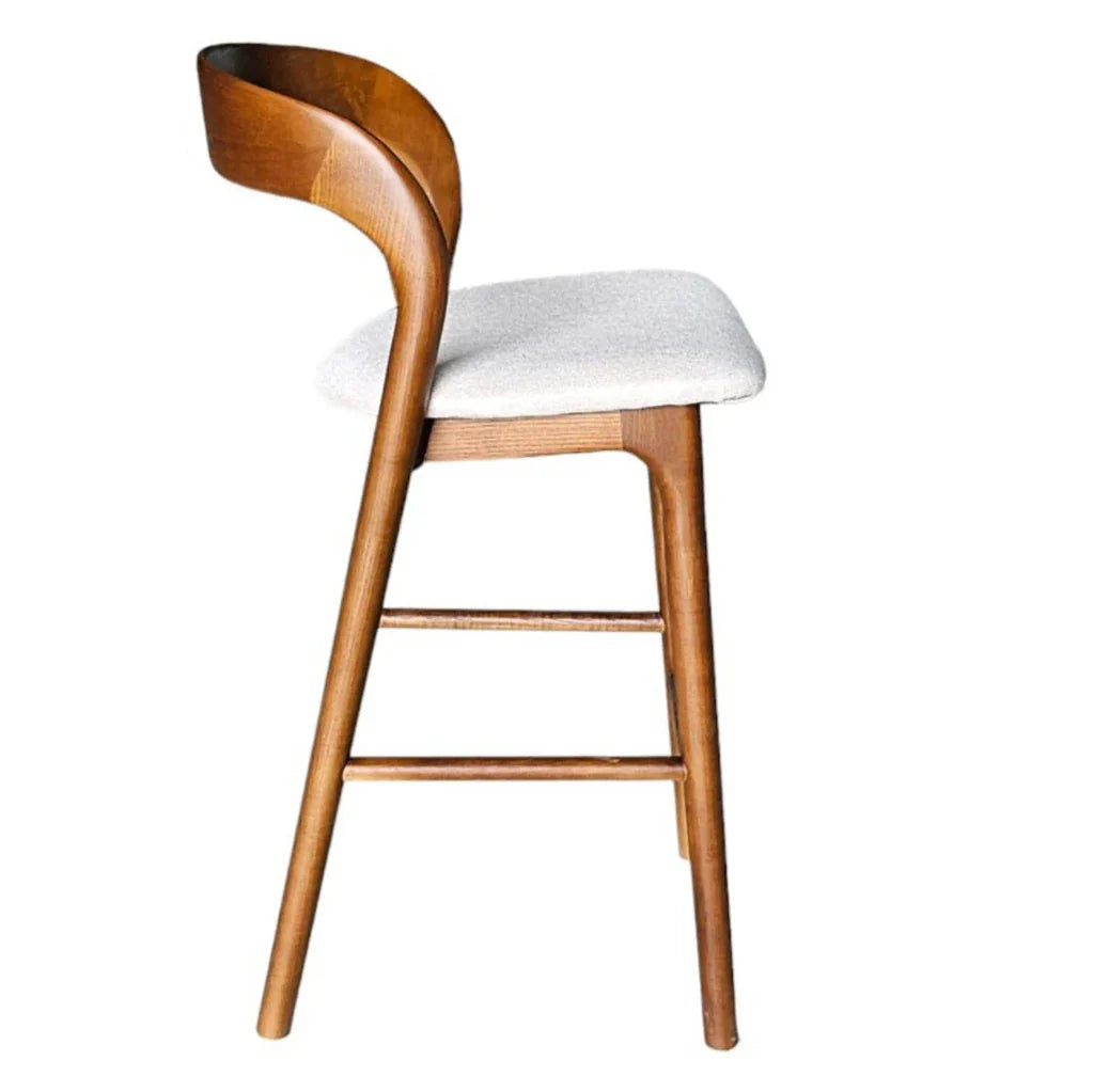 Rotondo Polyester Upholstered Counter Stool