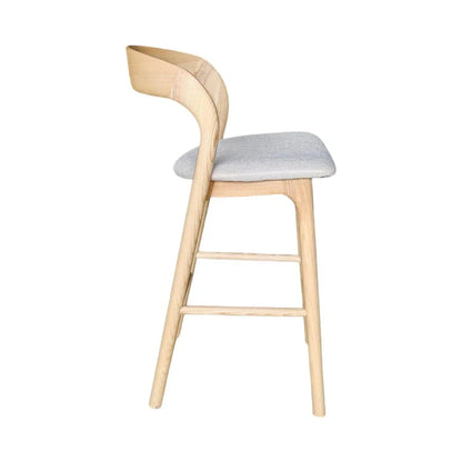 Rotondo Polyester Upholstered Counter Stool