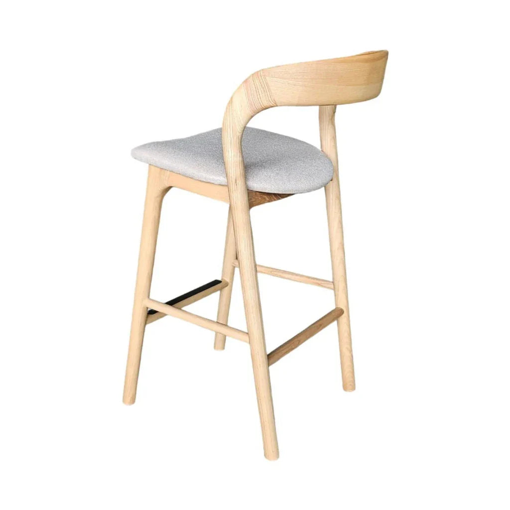 Rotondo Polyester Upholstered Counter Stool