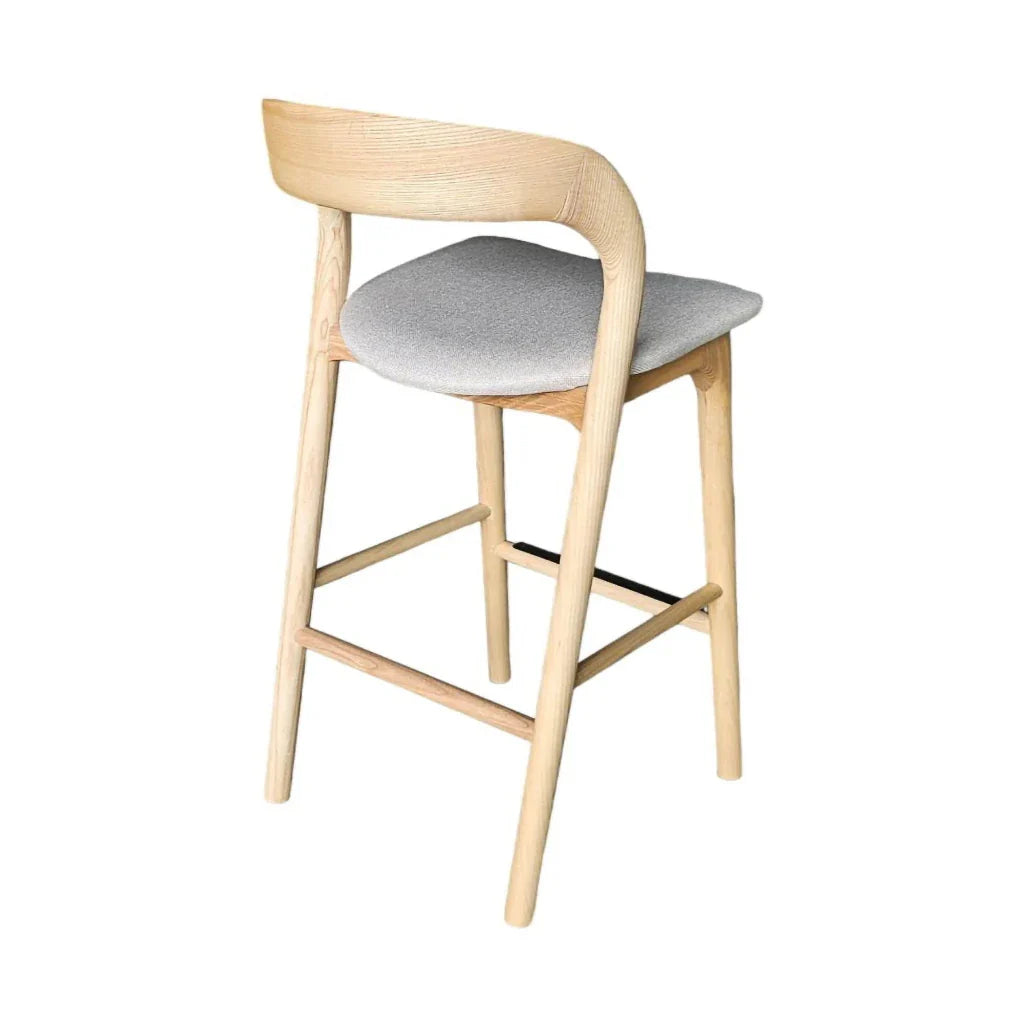 Rotondo Polyester Upholstered Counter Stool