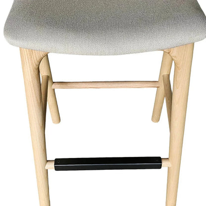 Rotondo Polyester Upholstered Counter Stool