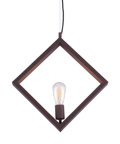 Zuo Modern Rotorura Steel Rust Ceiling Lamp