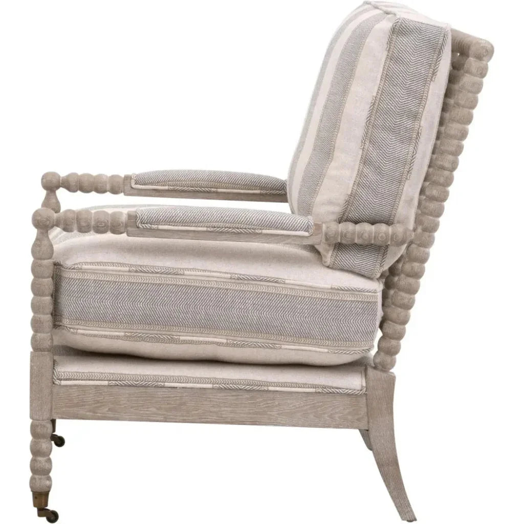 Rouleau LiveSmart Performance Fabric Lounge Chair-Lounge Chairs-Essentials For Living-LOOMLAN