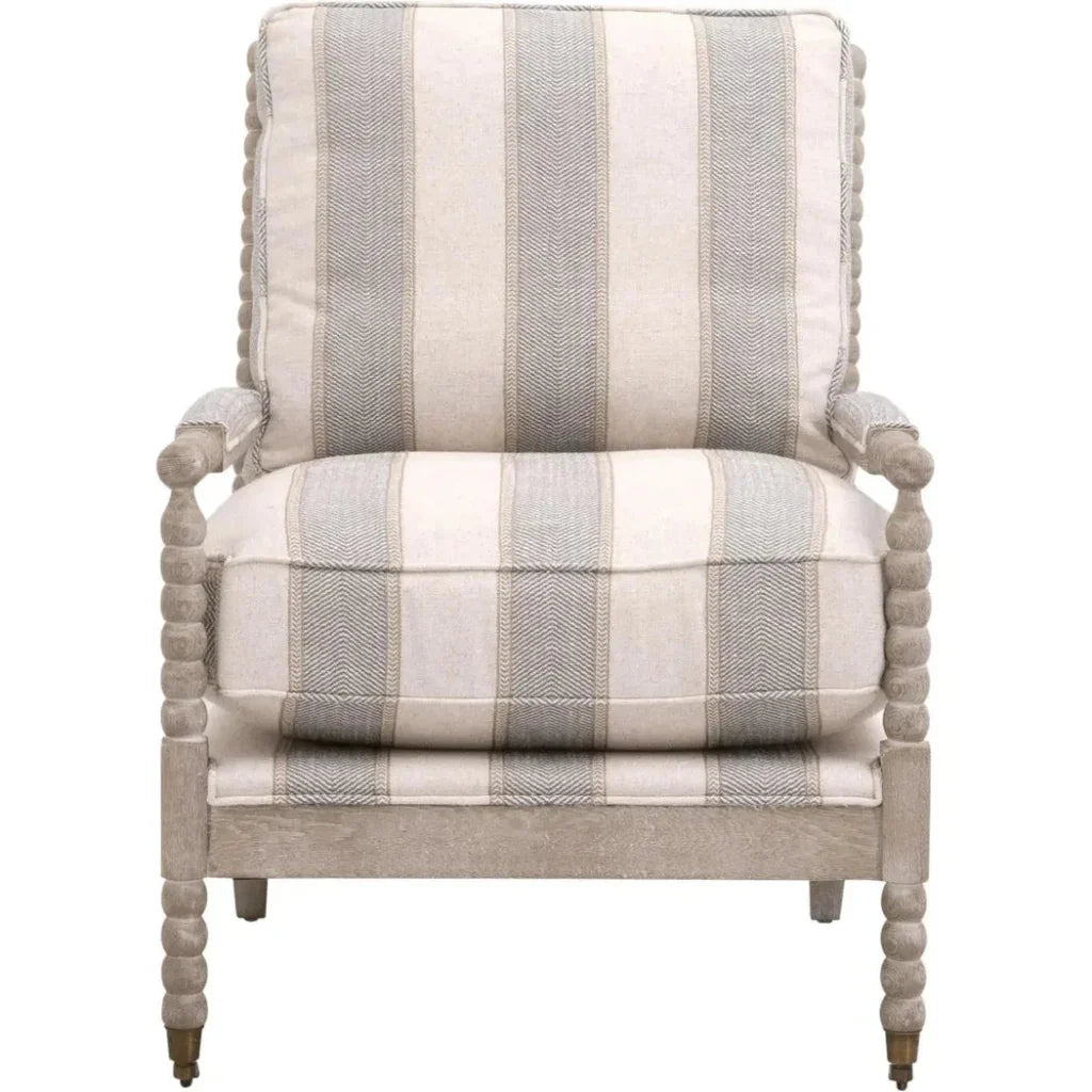 Rouleau LiveSmart Performance Fabric Lounge Chair-Lounge Chairs-Essentials For Living-LOOMLAN