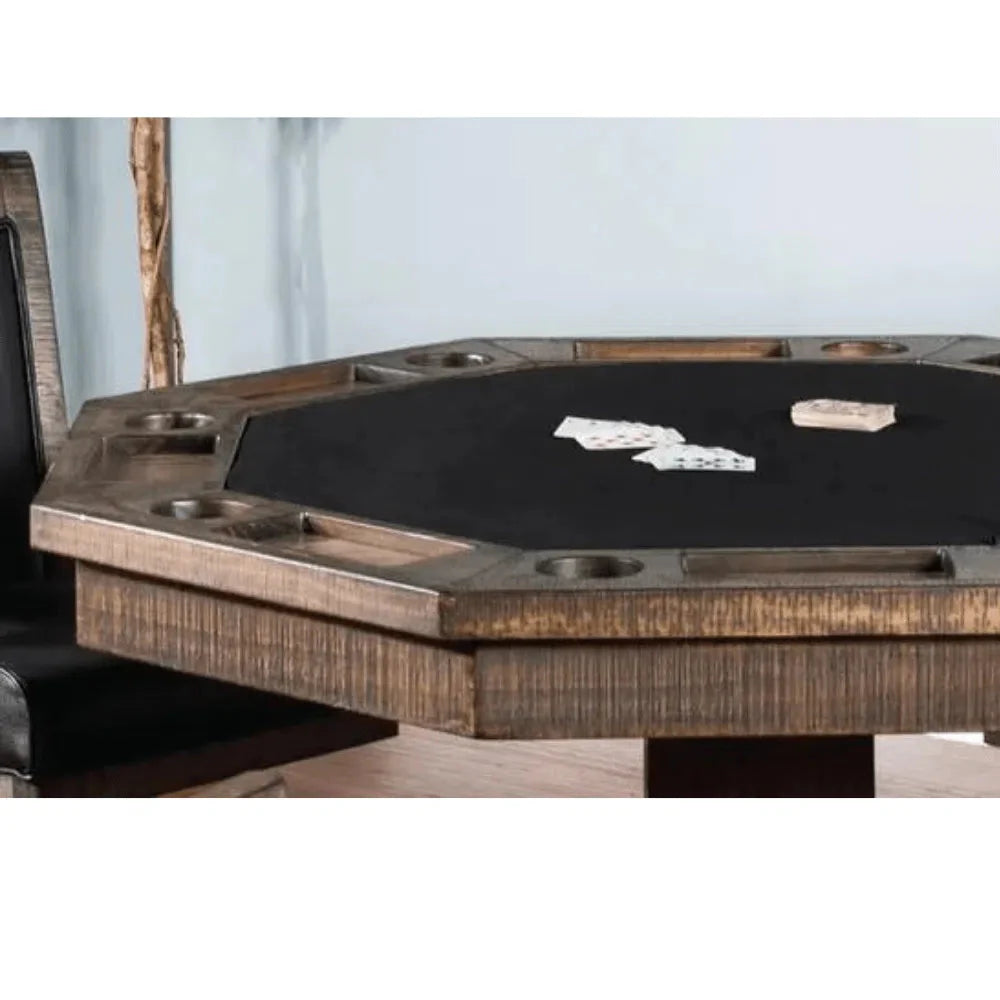 Round Dining Table Convertible Poker Game Table Dining Tables Sideboards and Things By Sunny D