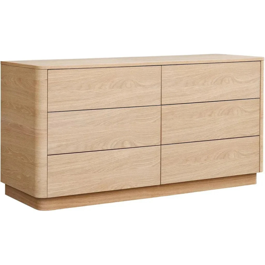 Round Off Wood Dresser - LOOMLAN - Moe's Home - Dressers