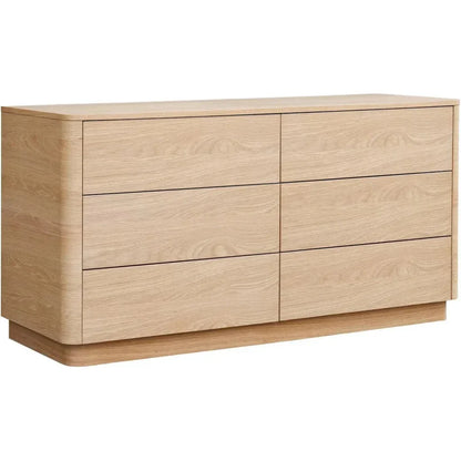 Round Off Wood Dresser - LOOMLAN - Moe's Home - Dressers