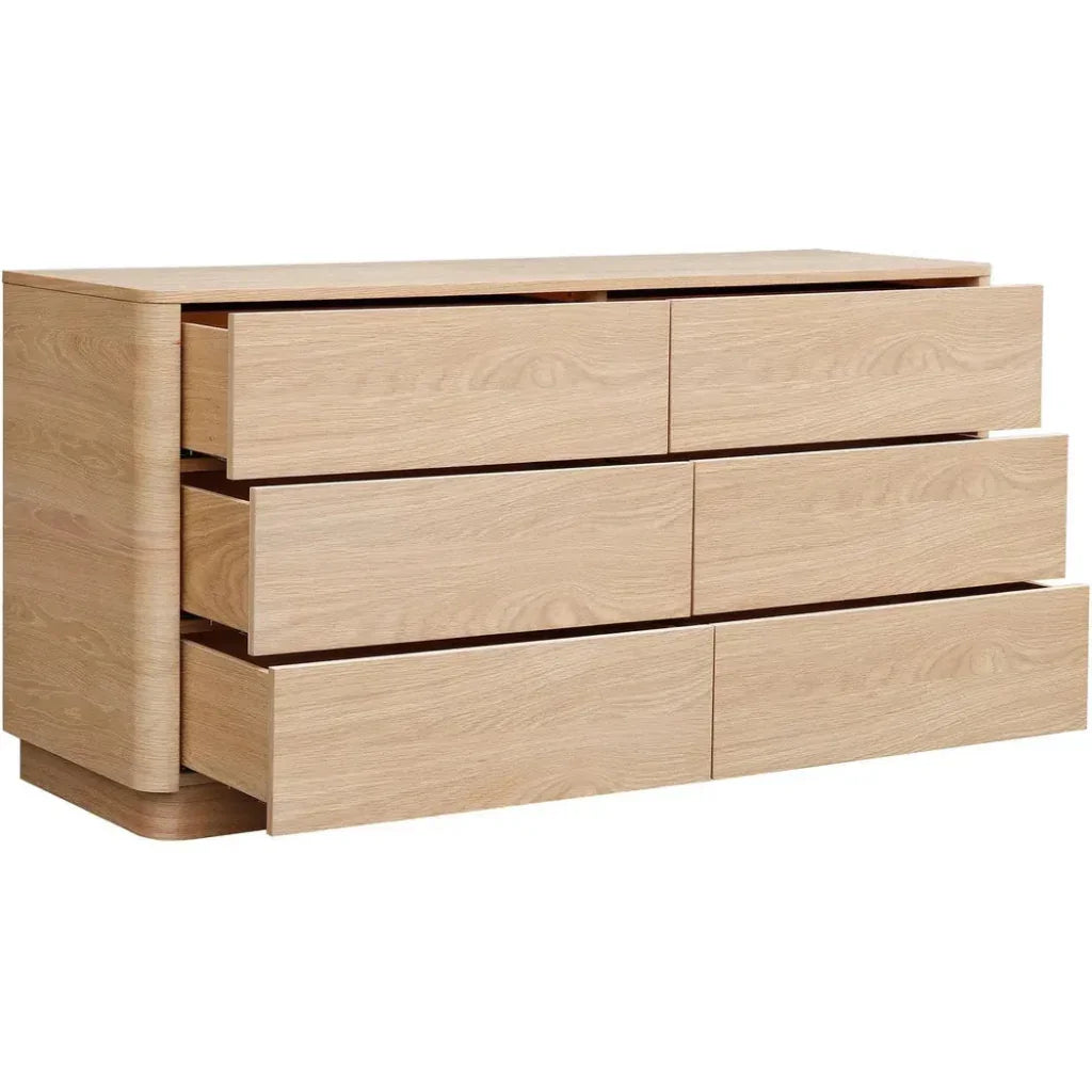 Round Off Wood Dresser - LOOMLAN - Moe's Home - Dressers
