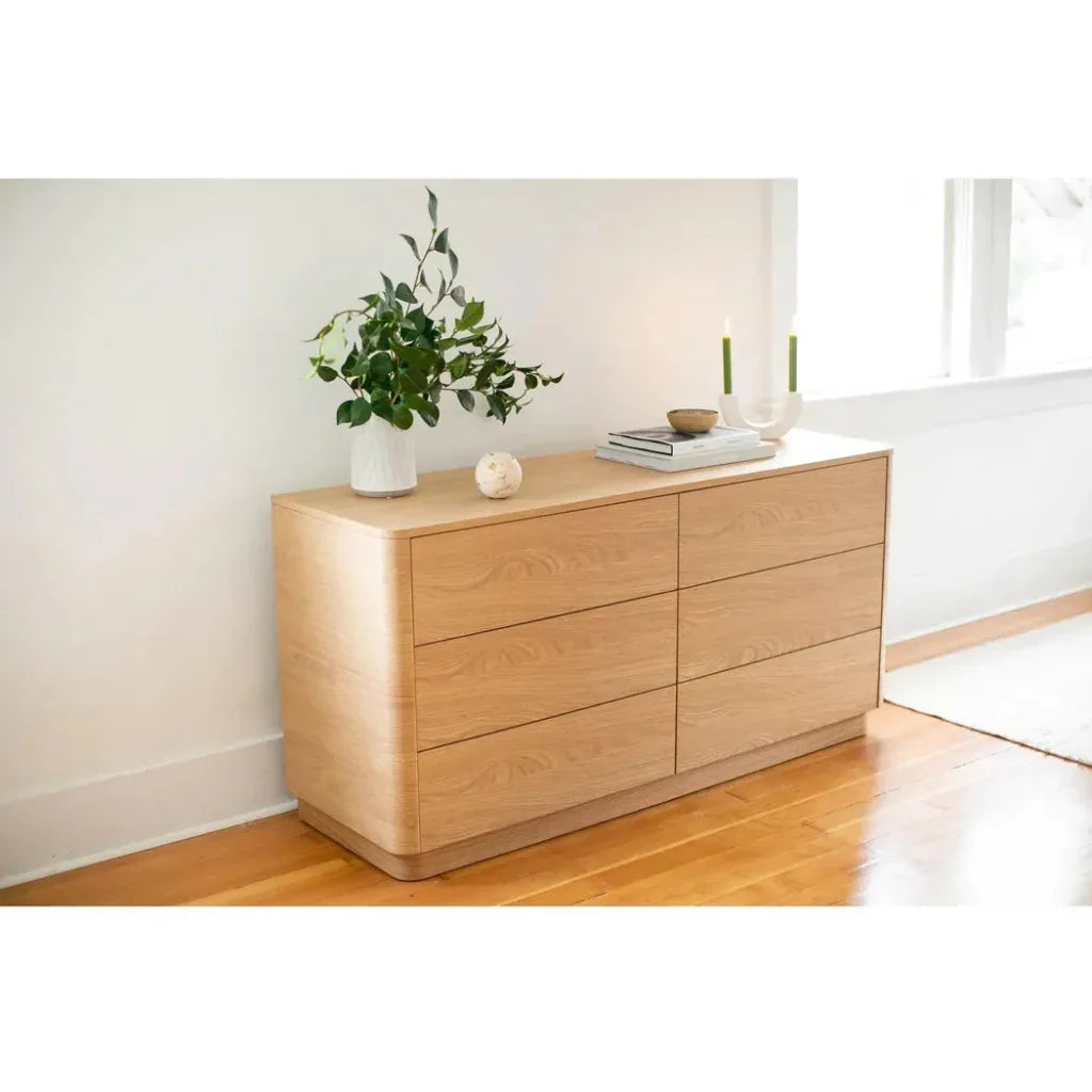 Round Off Wood Dresser - LOOMLAN - Moe's Home - Dressers