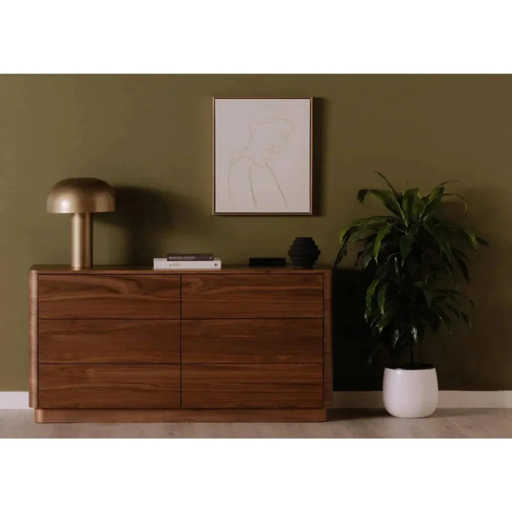 Round Off Wood Dresser - LOOMLAN - Moe's Home - Dressers