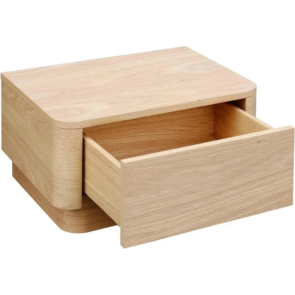 Moe's Home Round Off Wood Nightstand