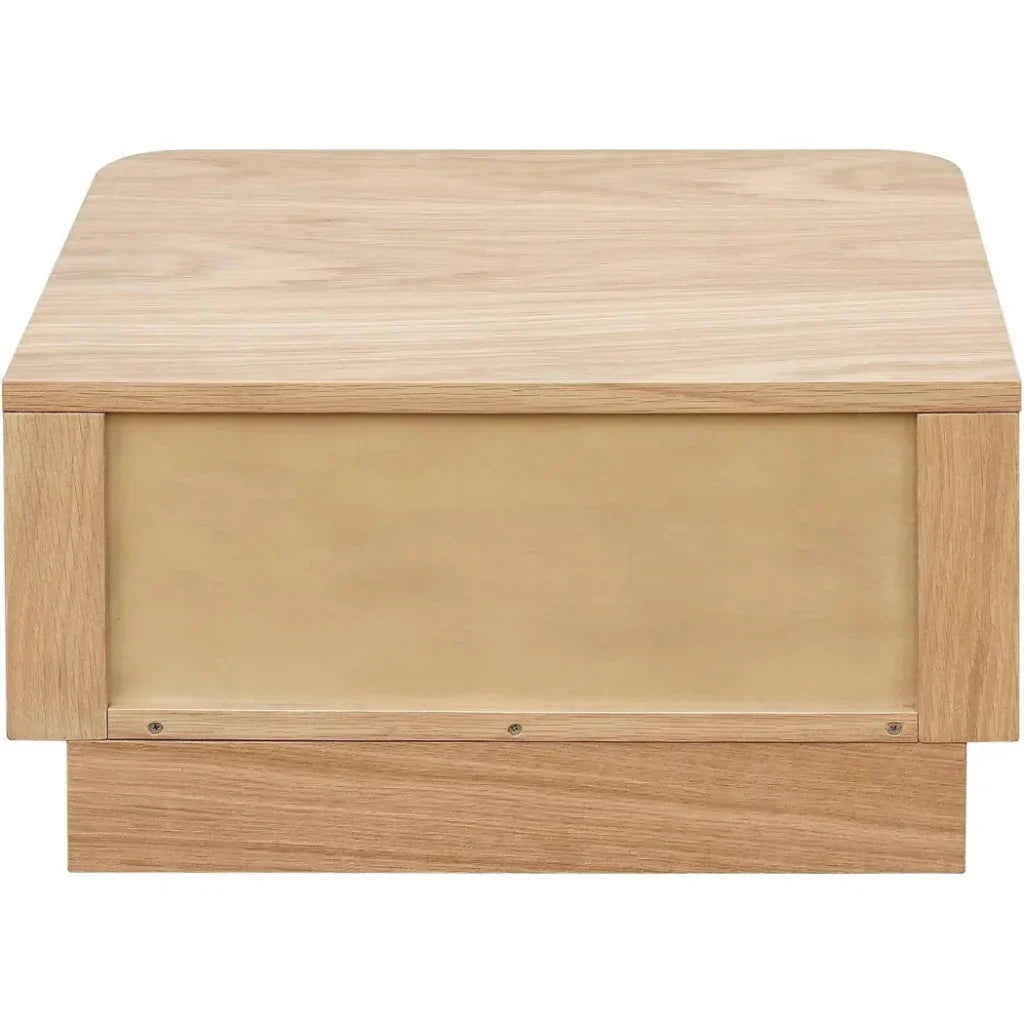 Moe's Home Round Off Wood Nightstand