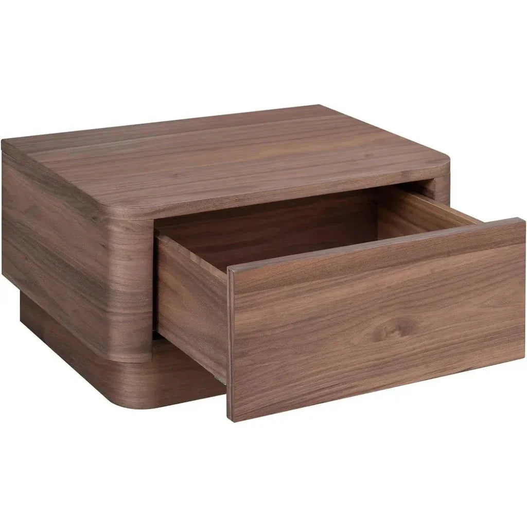 Moe's Home Round Off Wood Nightstand