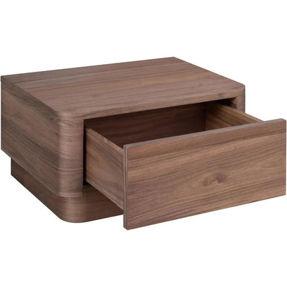 Moe's Home Round Off Wood Nightstand