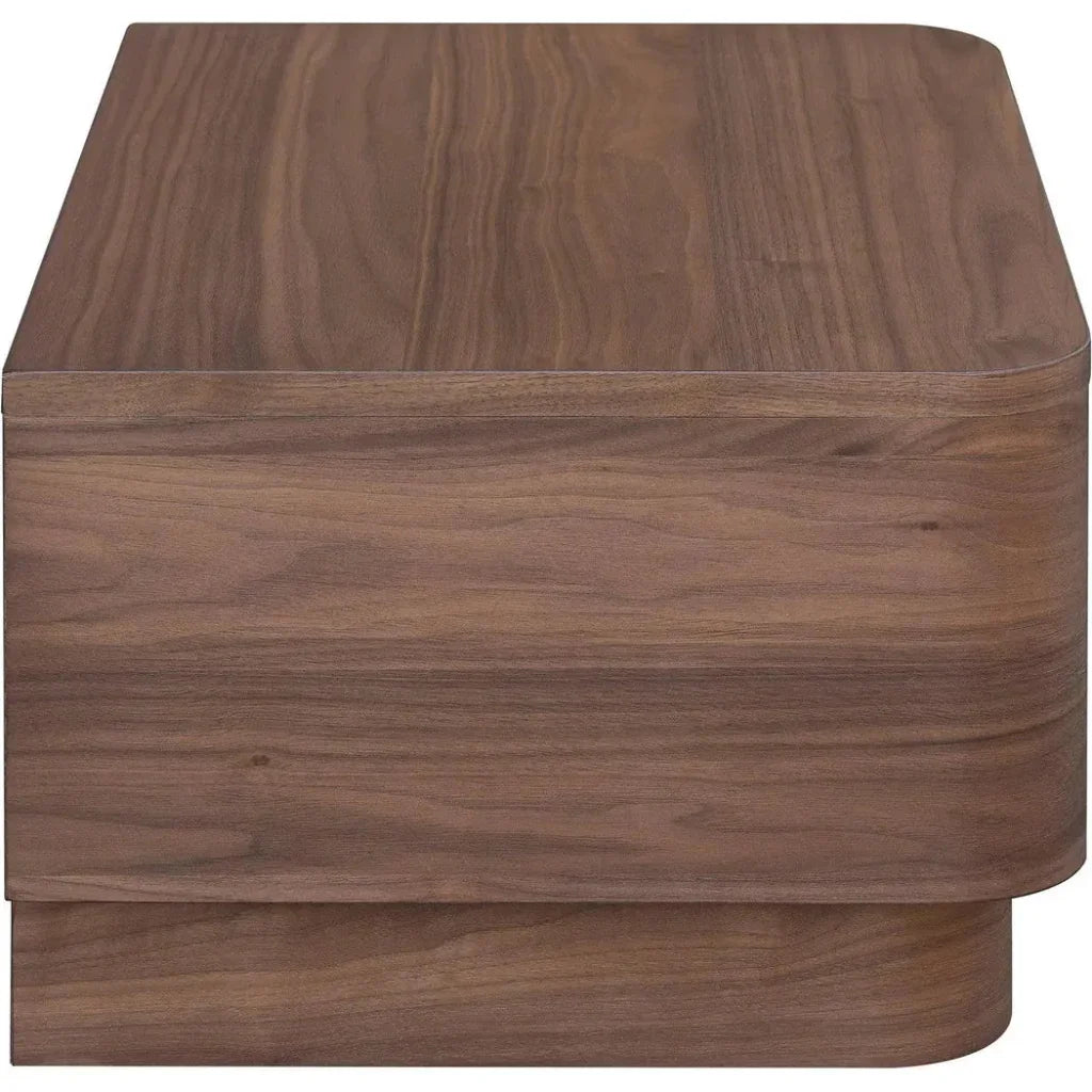 Moe's Home Round Off Wood Nightstand