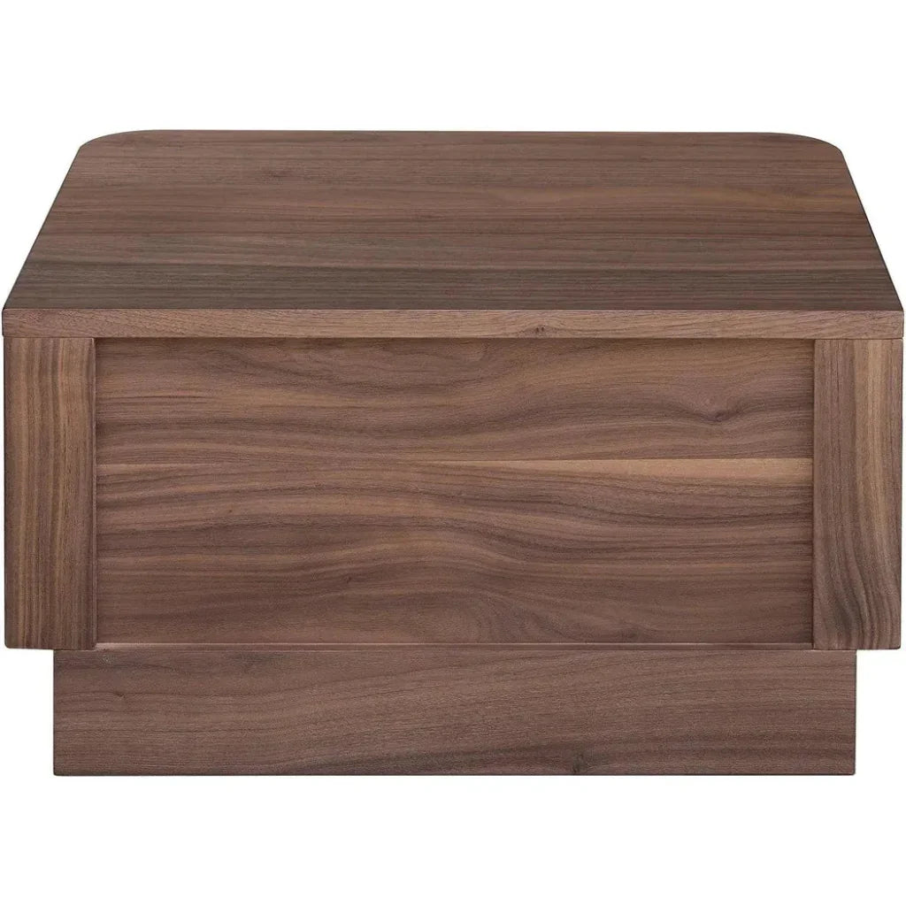 Moe's Home Round Off Wood Nightstand