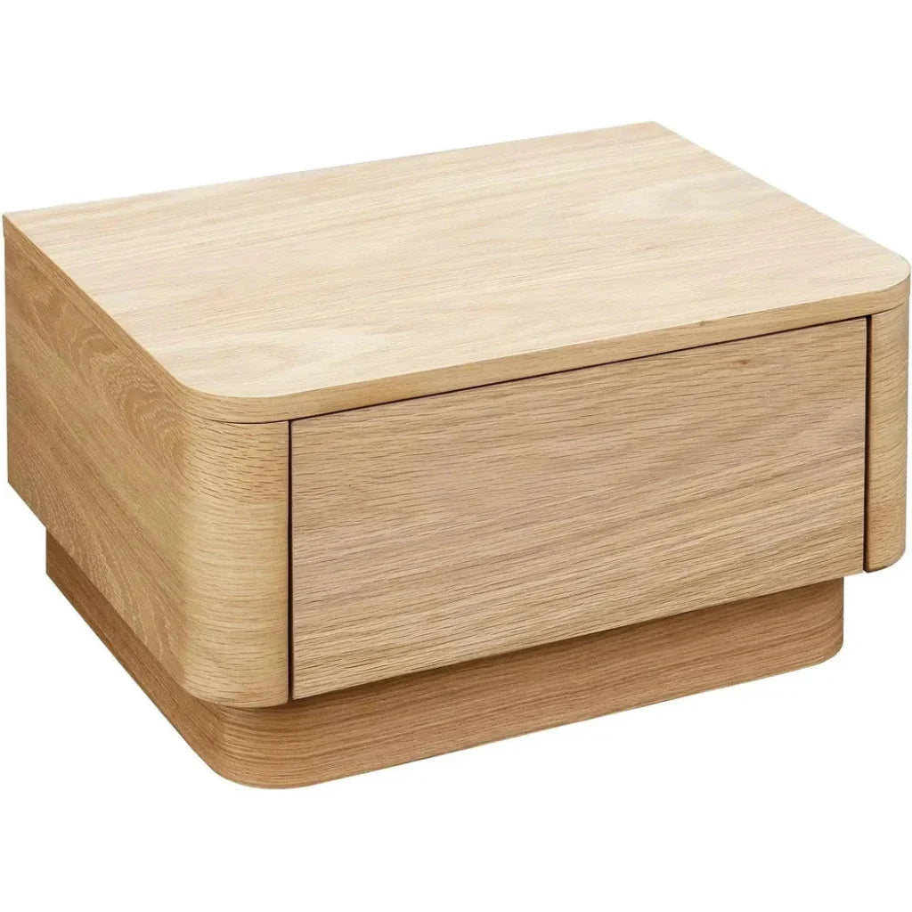 Moe's Home Round Off Wood Nightstand