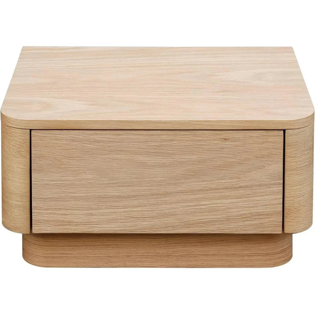 Moe's Home Round Off Wood Nightstand