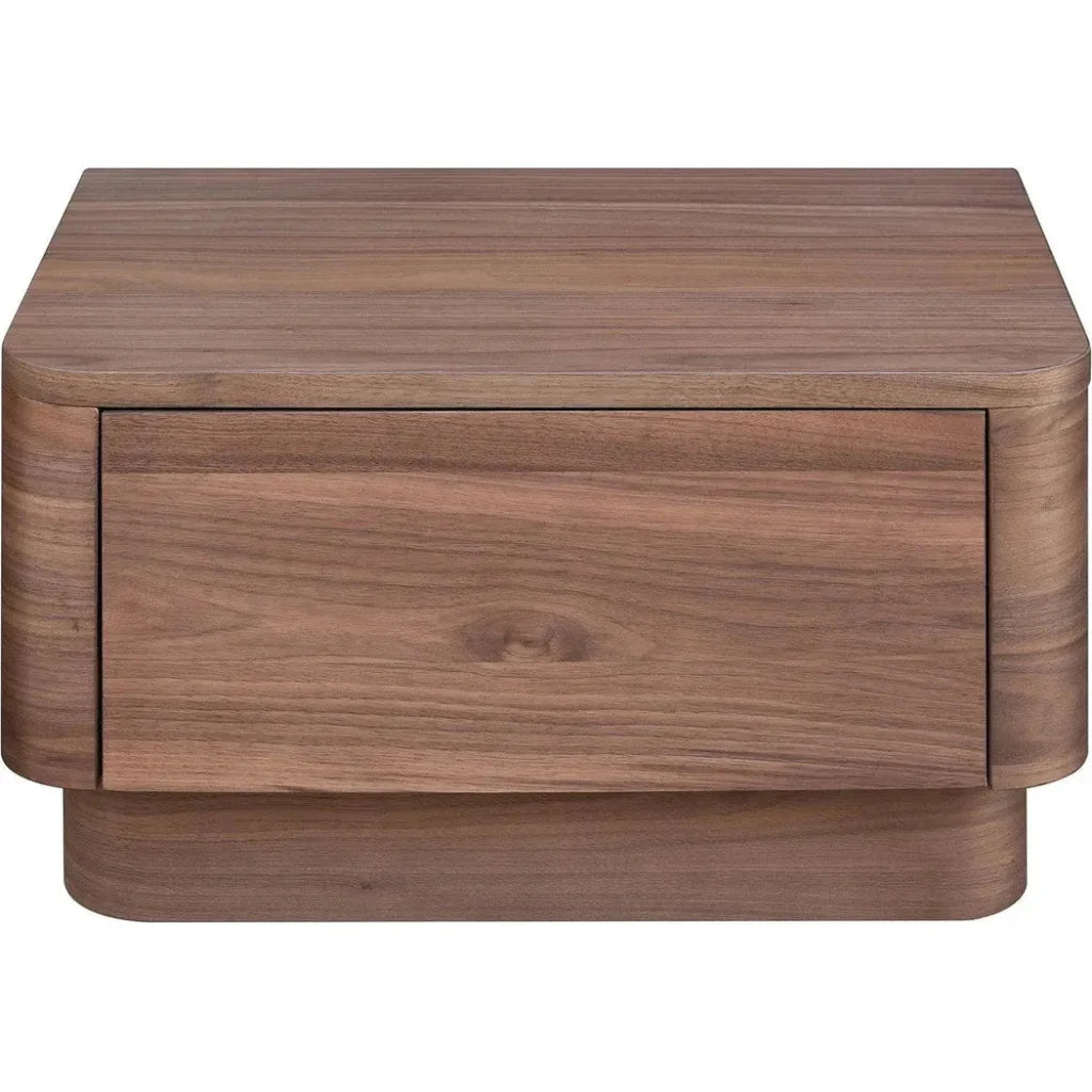 Moe's Home Round Off Wood Nightstand