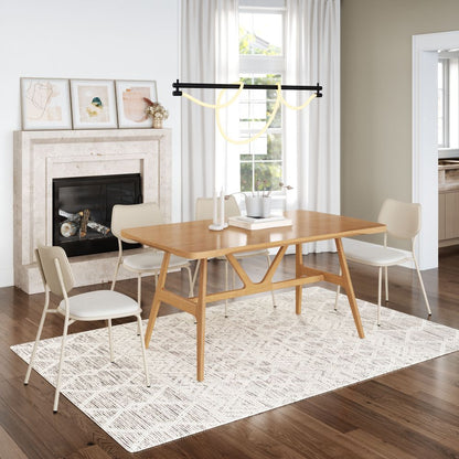 Zuo Modern Rovina Natural Wooden Dining Table