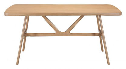 Zuo Modern Rovina Natural Wooden Dining Table