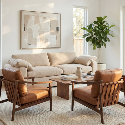 Urbia Rowan Leather Accent Chair