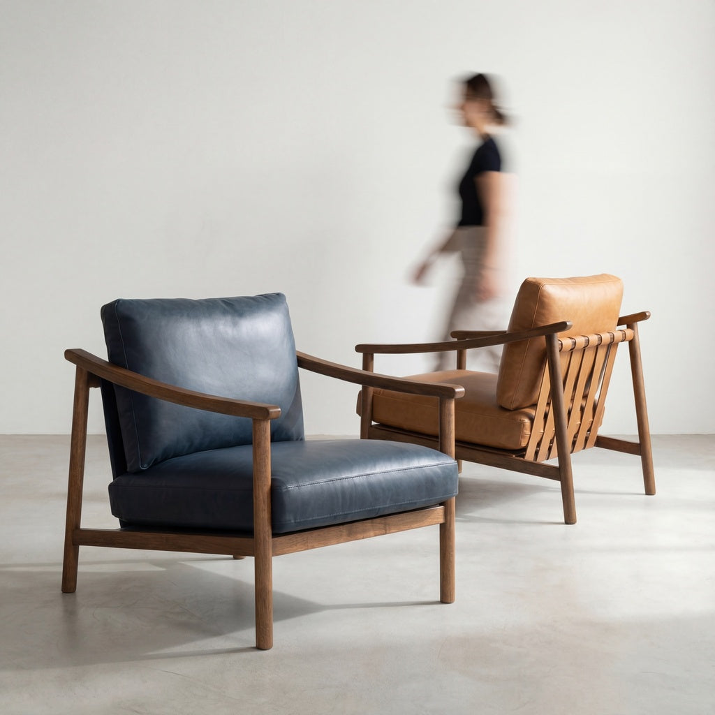 Urbia Rowan Leather Accent Chair