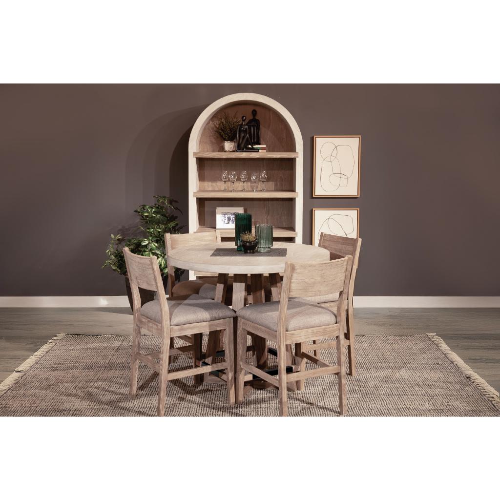 Sunny D Rowan Wooden Counter Dining Set with Bartool