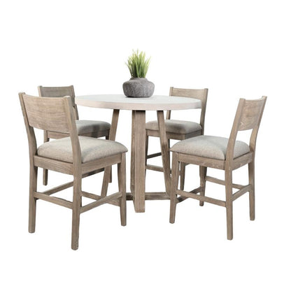 Sunny D Rowan Wooden Counter Dining Set with Bartool