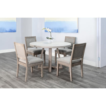 Sunny D Rowan Wooden Dining Set with Barstool
