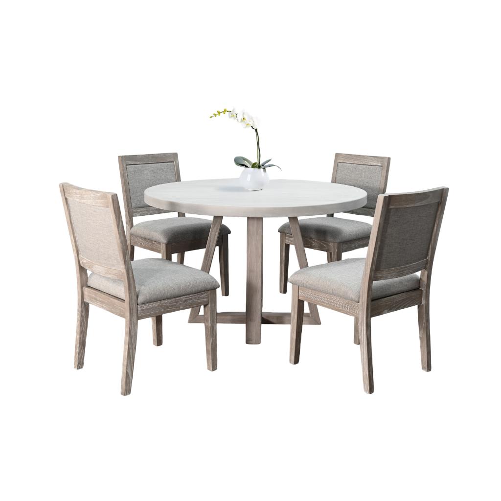 Sunny D Rowan Wooden Dining Set with Barstool