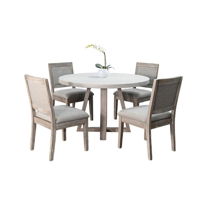 Sunny D Rowan Wooden Dining Set with Barstool