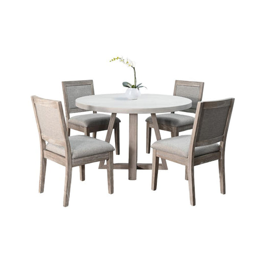 Sunny D Rowan Wooden Dining Set with Barstool