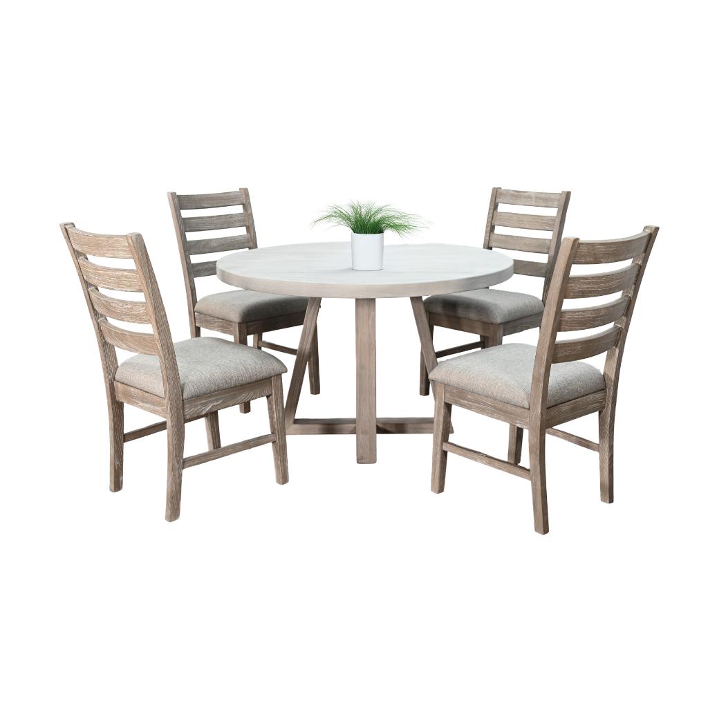 Sunny D Rowan Wooden Dining Set with Chair