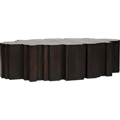 Noir Royce Coffee Table, Ebony Walnut