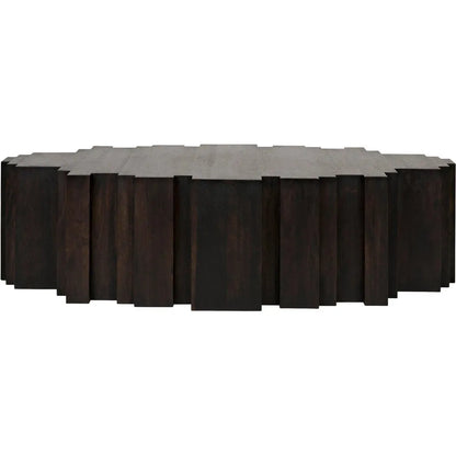 Noir Royce Coffee Table, Ebony Walnut